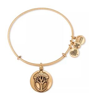 Alex and Ani "Unexpected Miracles" charm expandable wire bangle bracelet.